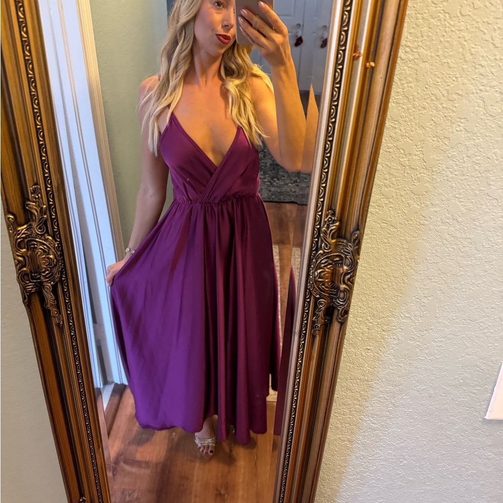 Chic Purple Maxi Dress for Women